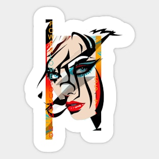 TIGER LADY Sticker